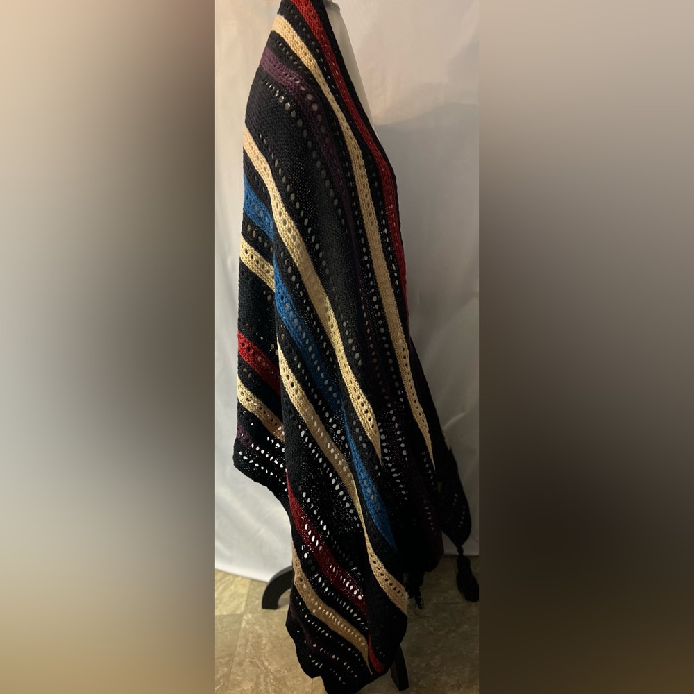 Shetland Wool Multiple Colored Wrap. - image 5